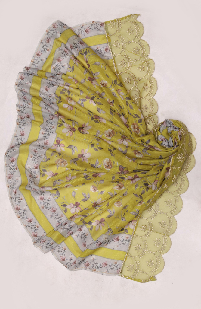 Maria B D#063 – Luxury 3pc Dhanak Suit with Wool Print Shawl