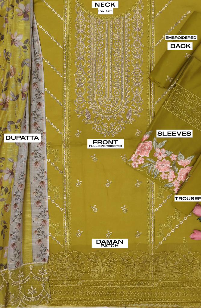Maria B D#063 – Luxury 3pc Dhanak Suit with Wool Print Shawl
