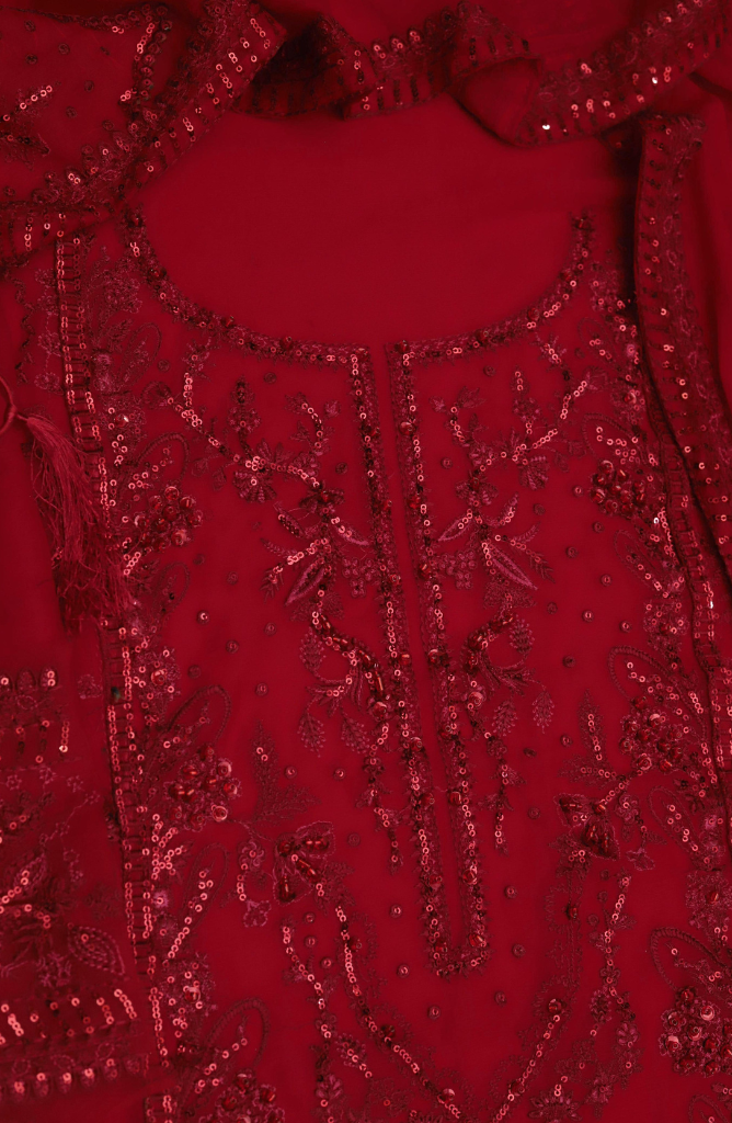 GULAAL LUXURY EMBRIODERED CHIFFON 3PC E#004