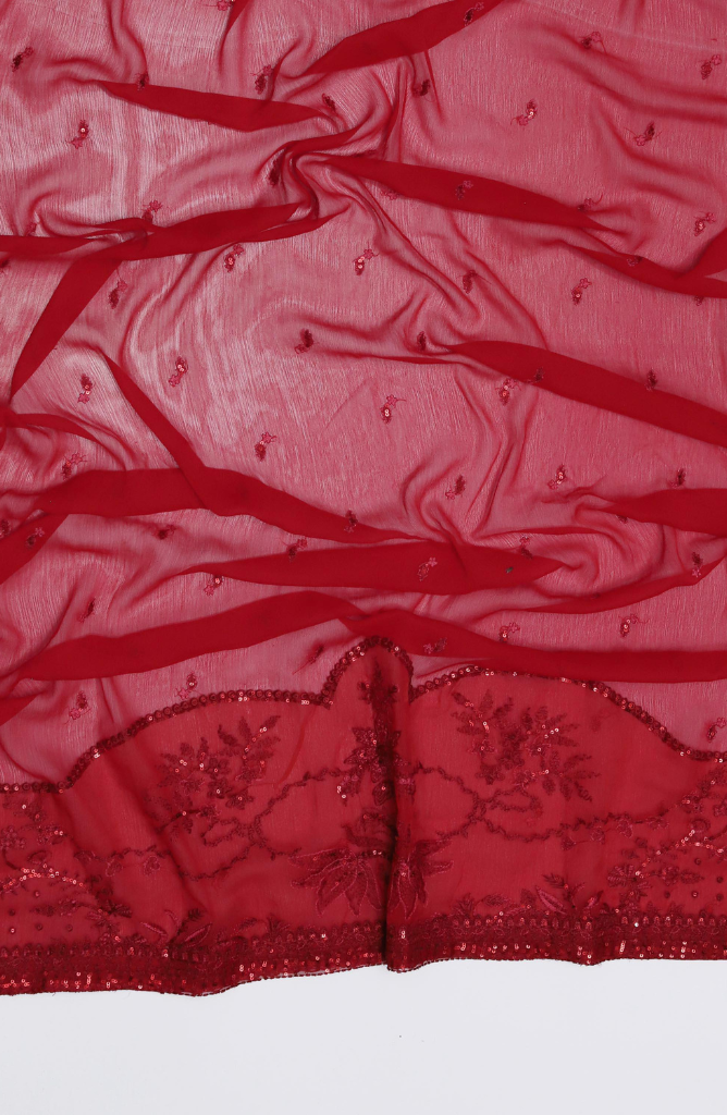 GULAAL LUXURY EMBRIODERED CHIFFON 3PC E#004