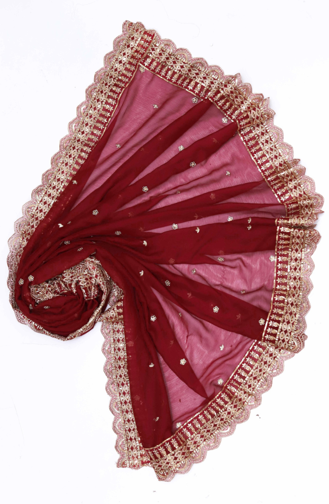 BAROQUE LUXURY EMBRIODERD CHIFFON 3PC E#002