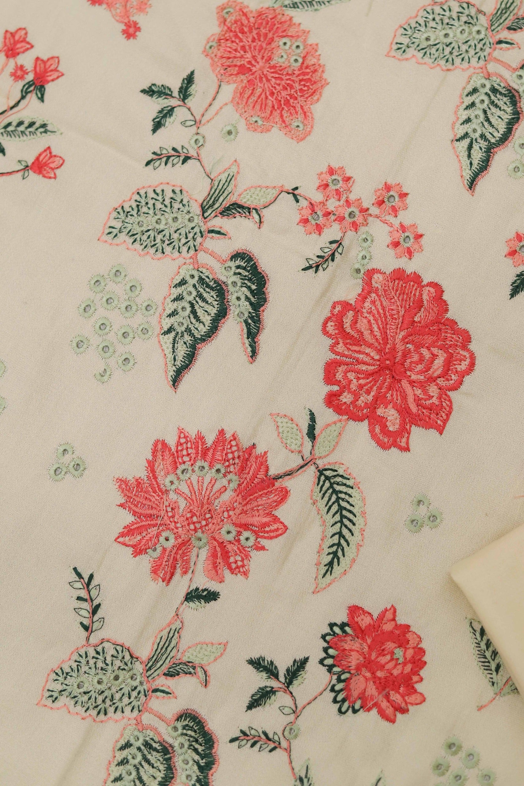 Maria B D#060 – Luxury 3pc Dhanak Suit with Wool Print Shawl