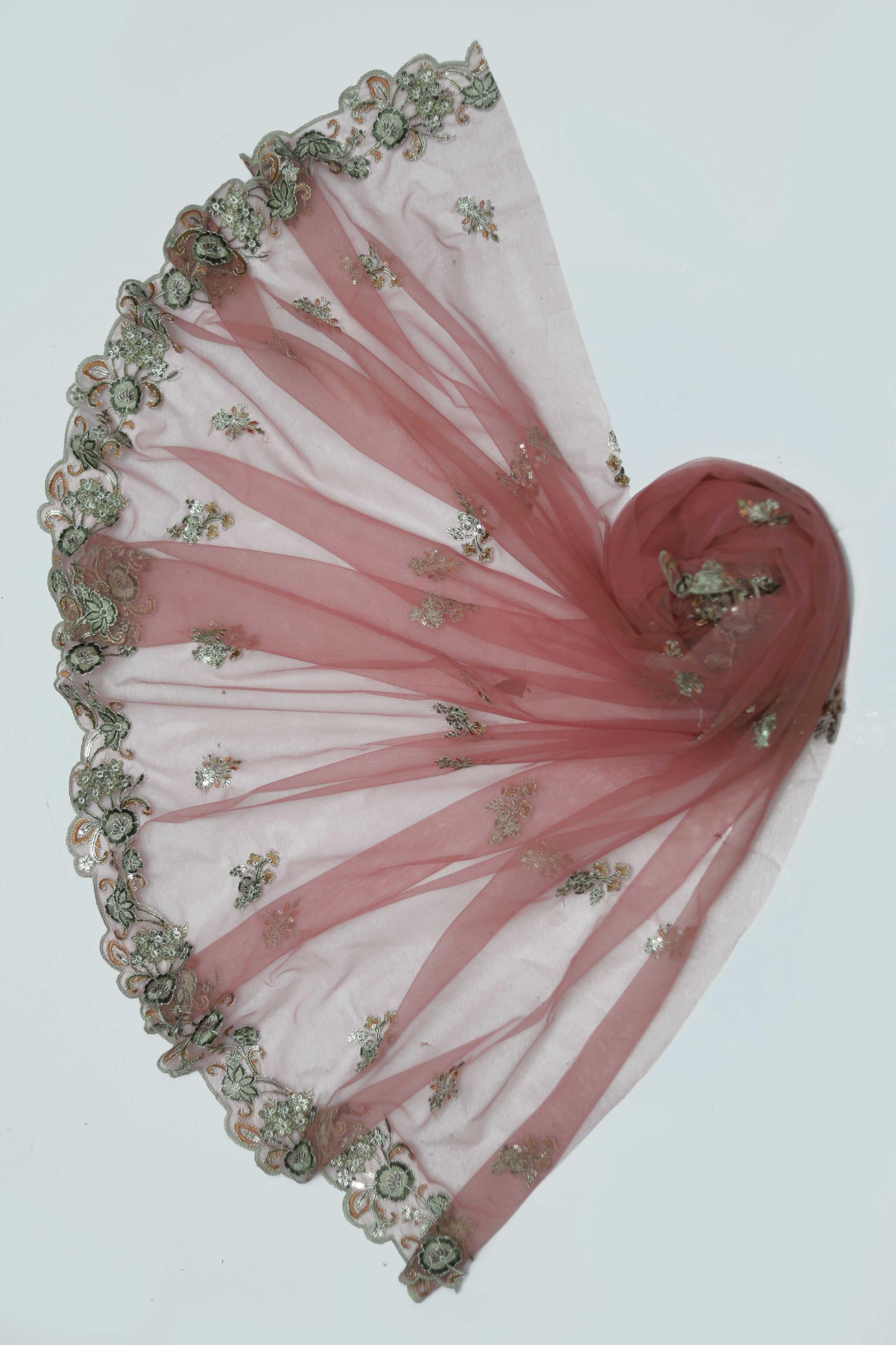 EMBROIDERED SEQUINS ORGANZA 3PC E#001