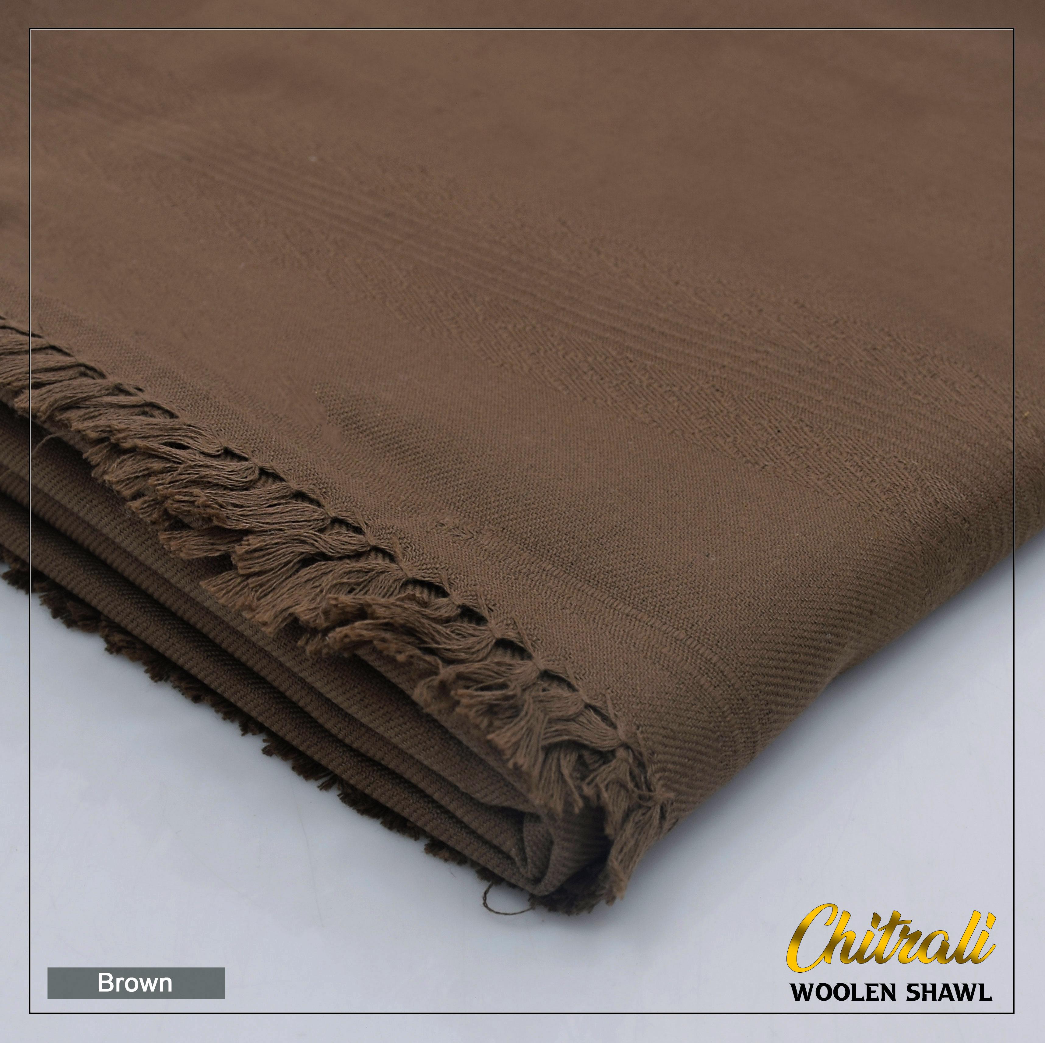 Handmade Pure Chitrali Wool Shawl H#007