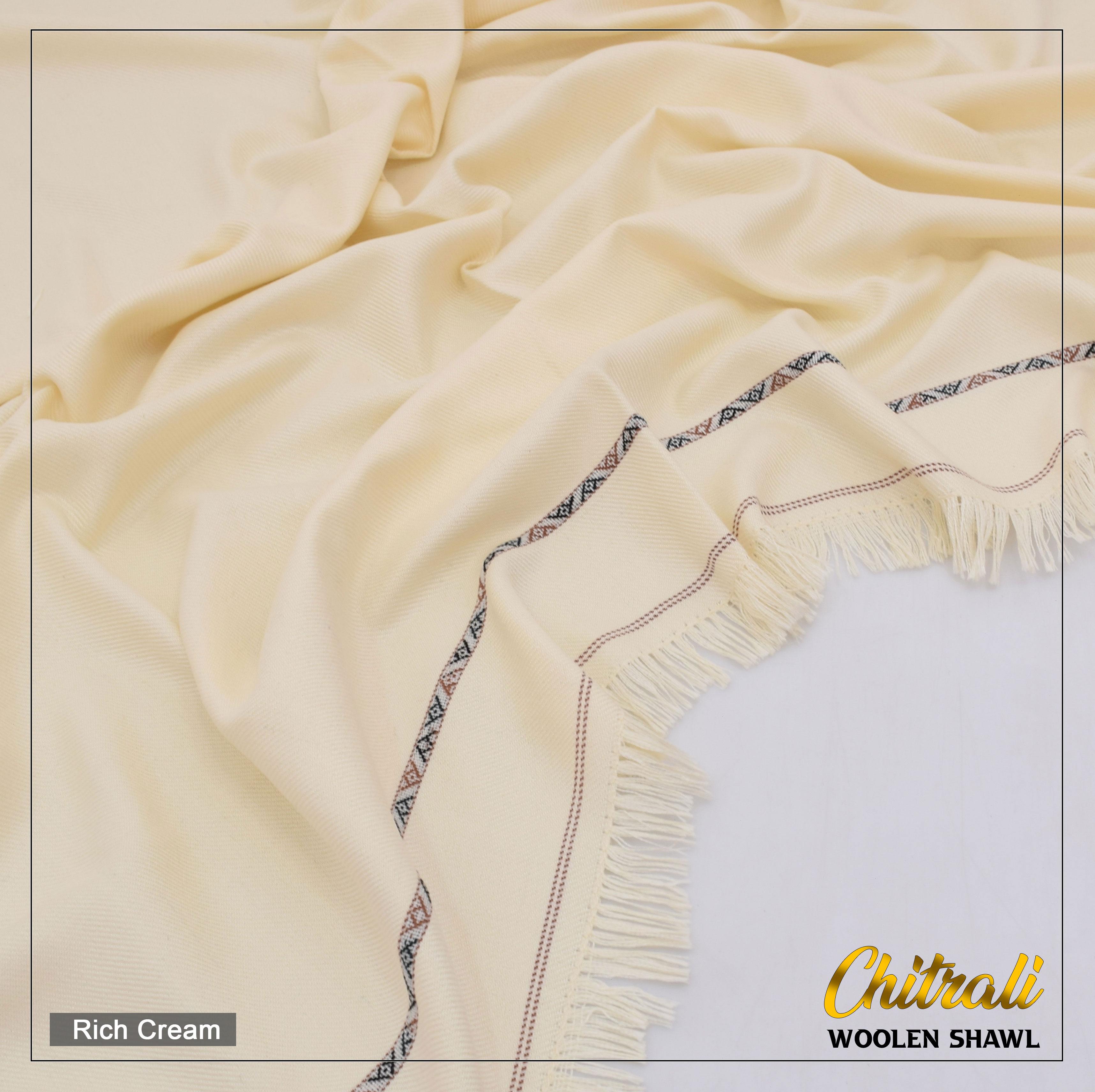 Handmade Pure Chitrali Wool Shawl H#009