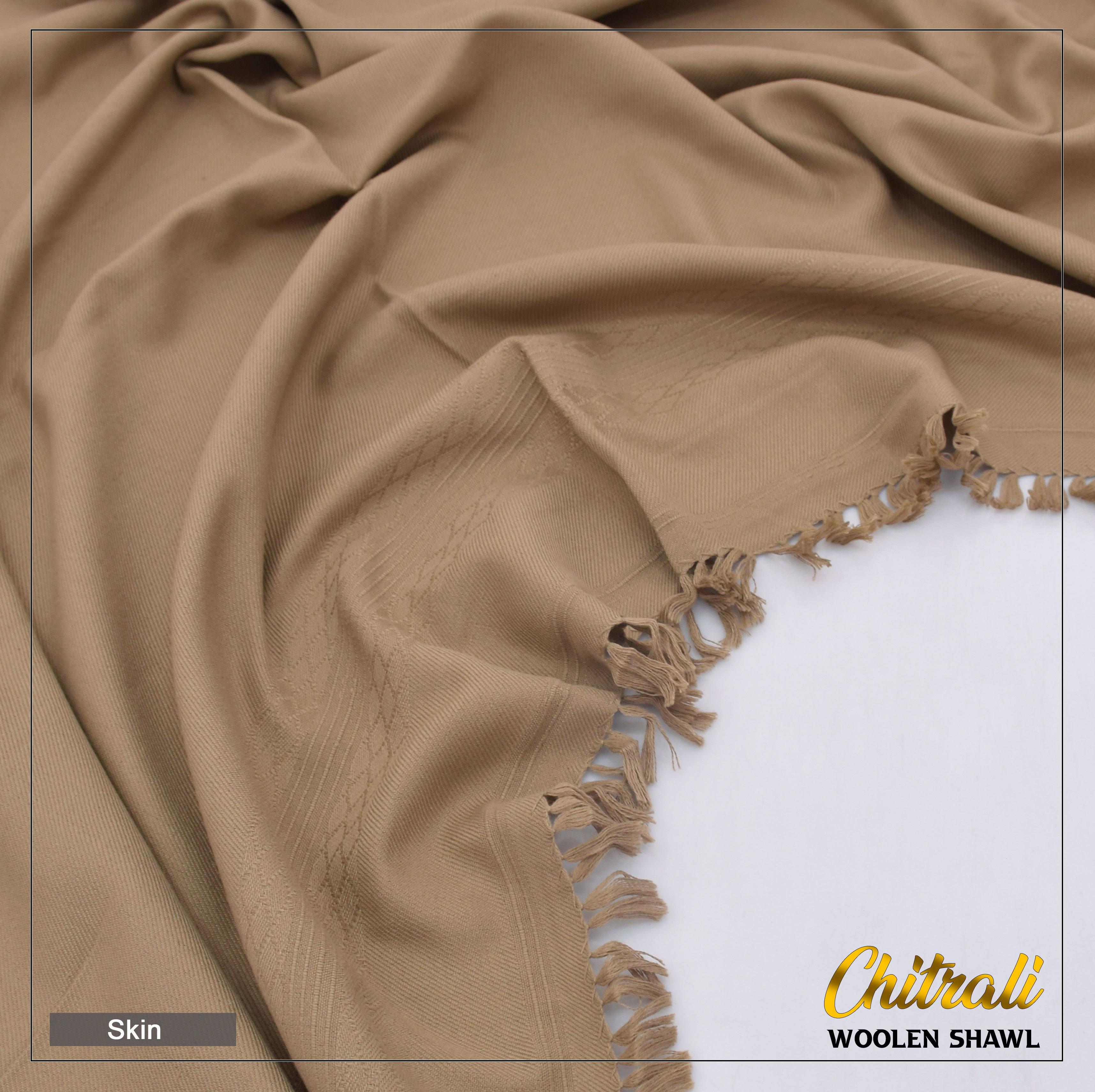 Handmade Pure Chitrali Wool Shawl H#004