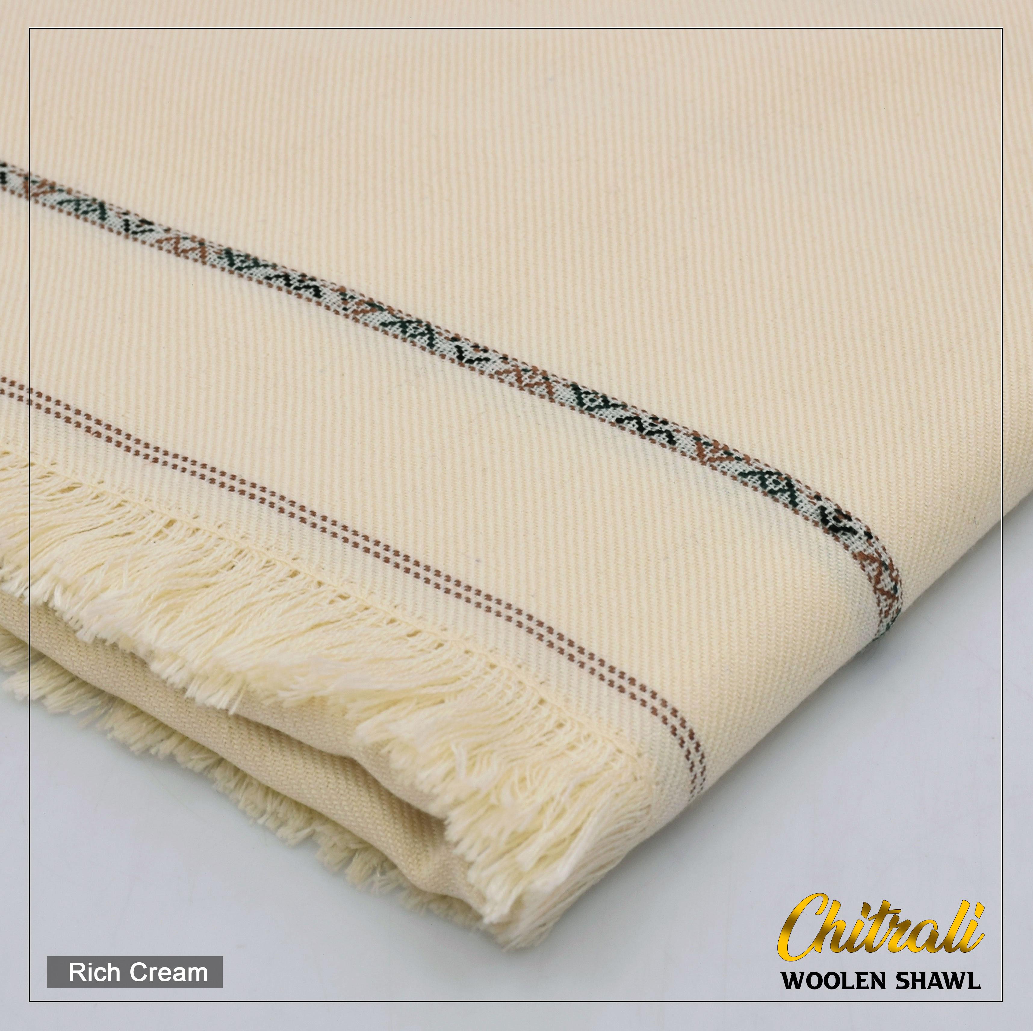 Handmade Pure Chitrali Wool Shawl H#009