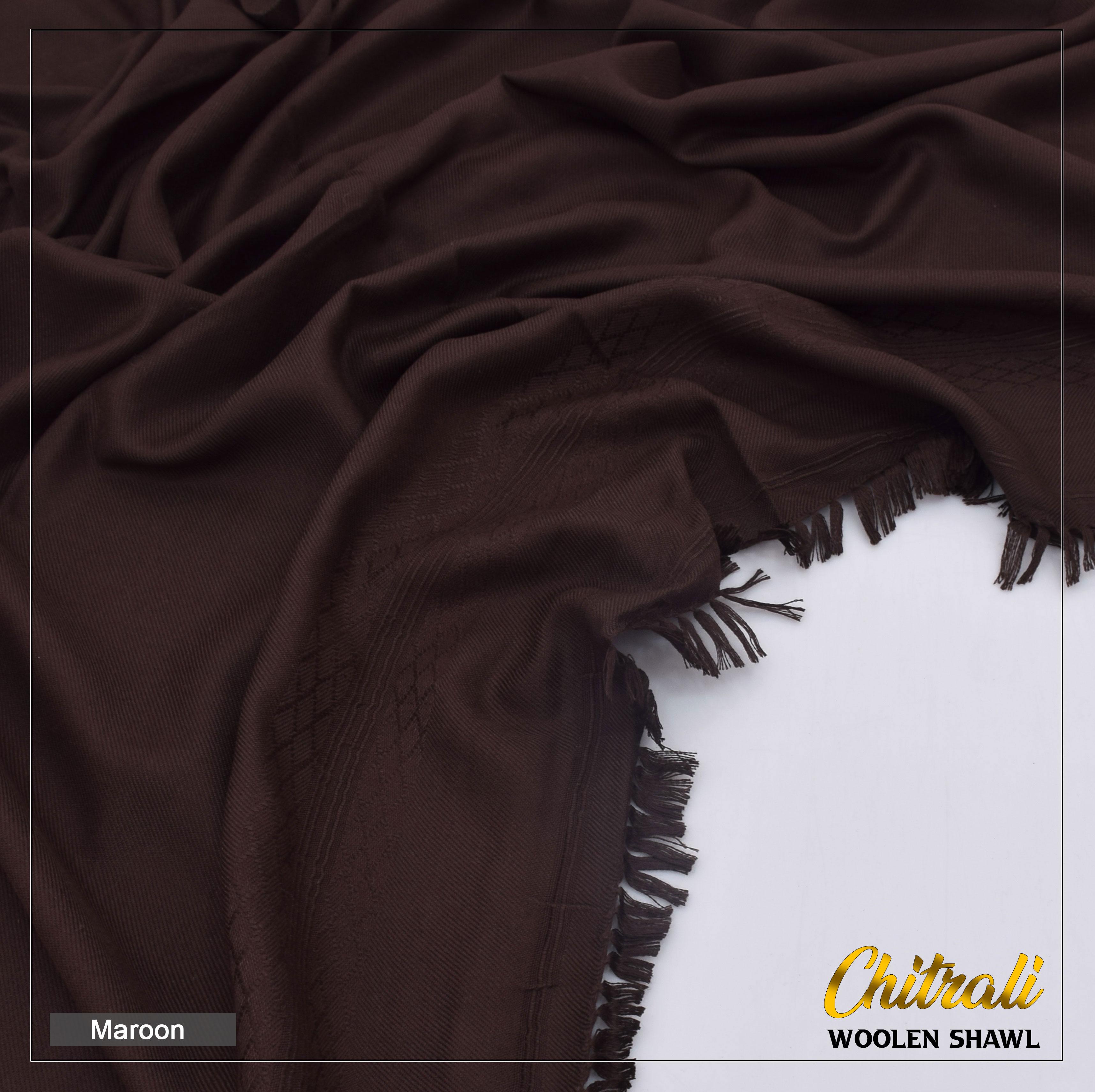 Handmade Pure Chitrali Wool Shawl H#003