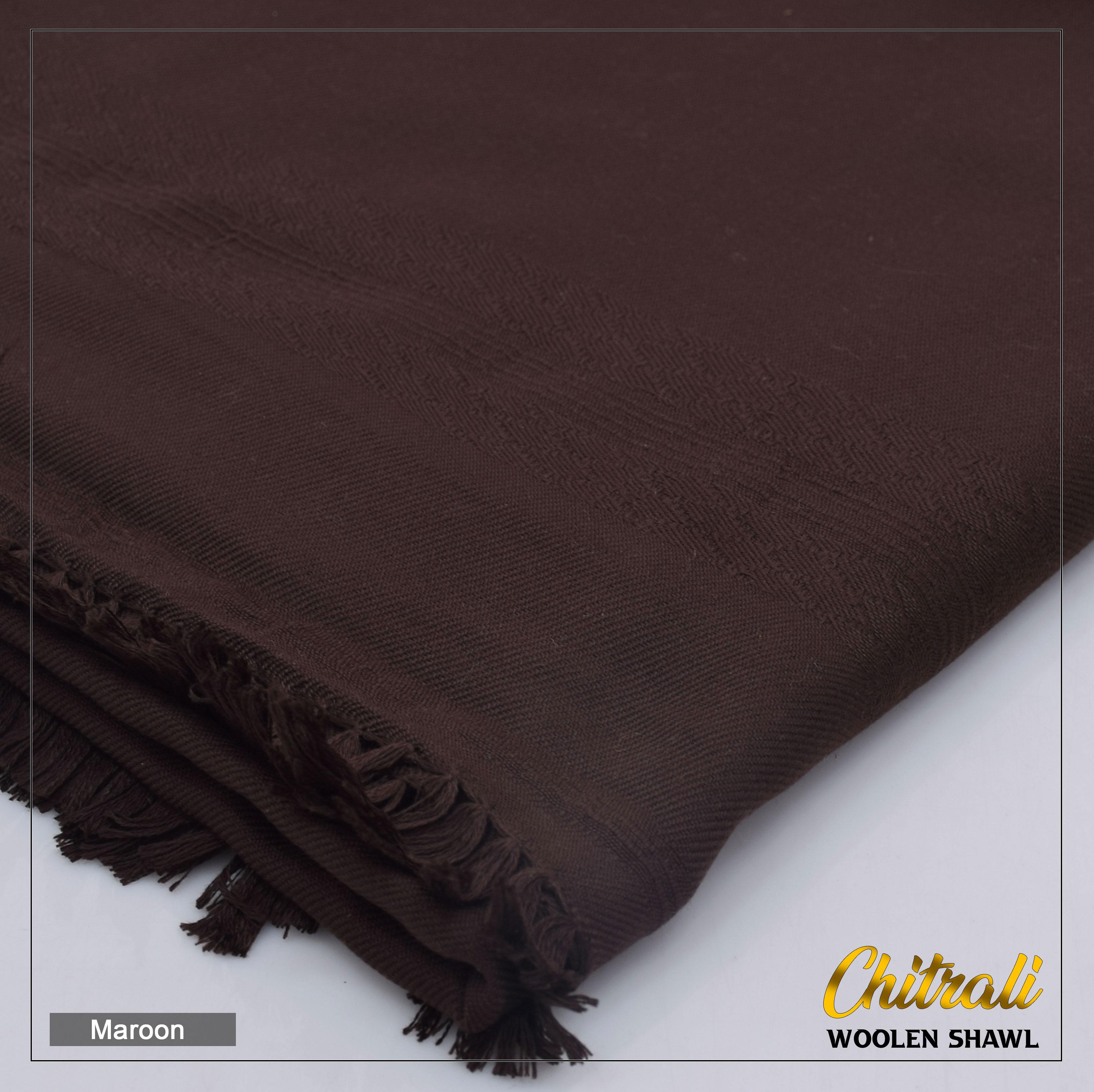 Handmade Pure Chitrali Wool Shawl H#003