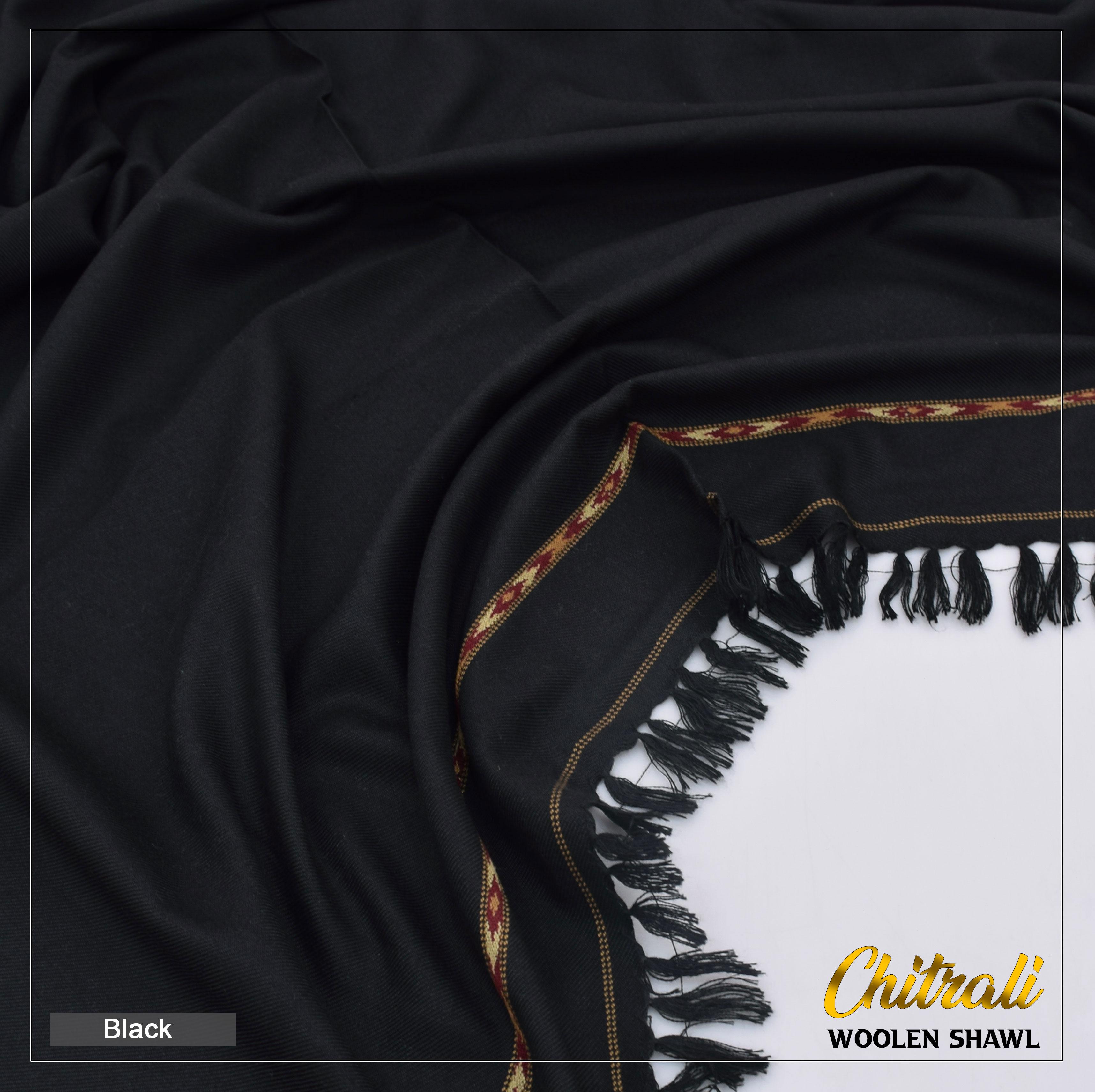 Handmade Pure Chitrali Wool Shawl H#011