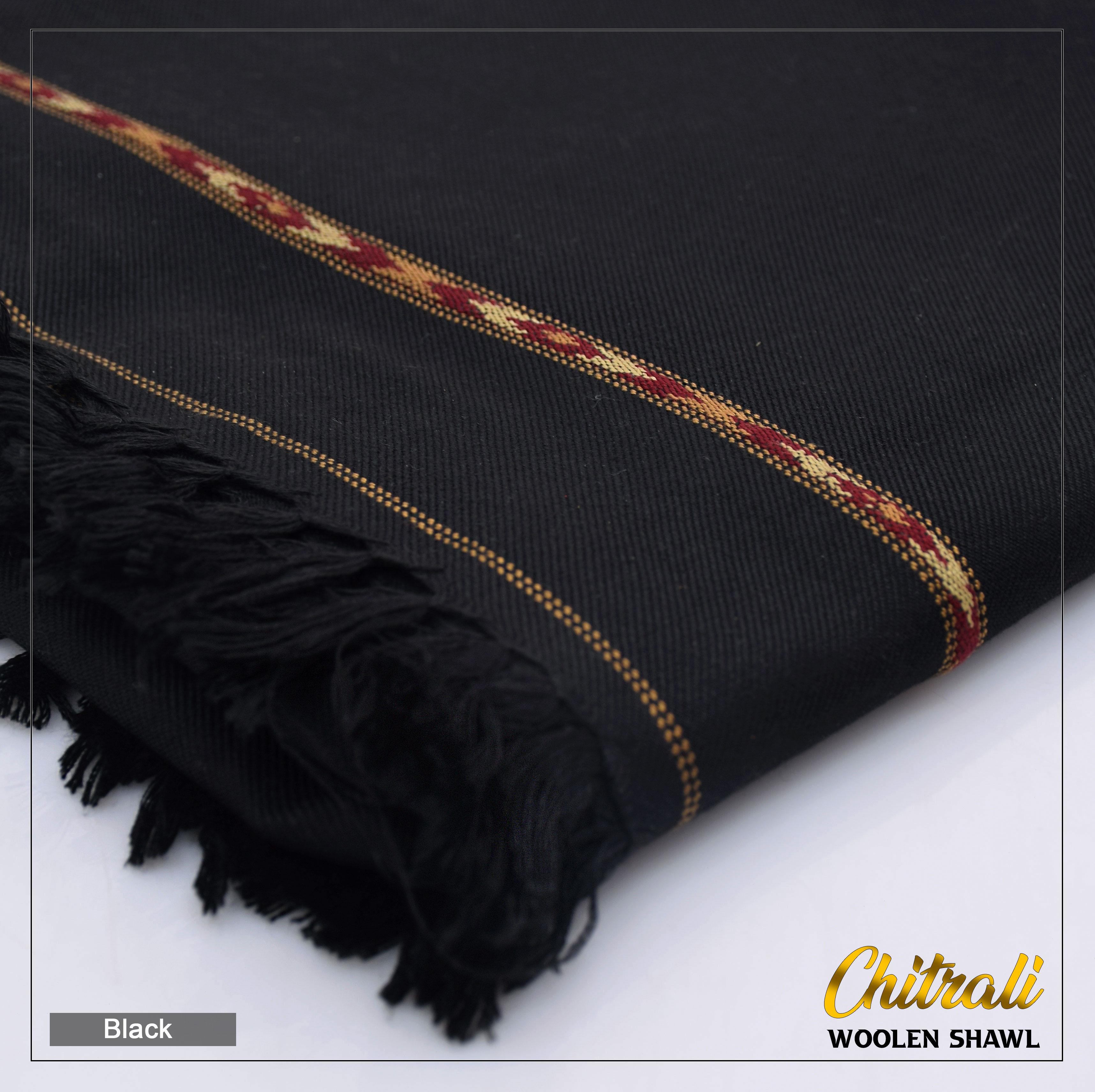 Handmade Pure Chitrali Wool Shawl H#011