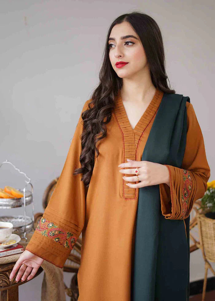 Aisling D#039 – Luxury 3pc Dhanak Suit with Wool Shawl